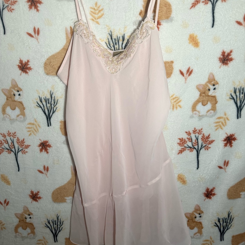 Pink Slip Dress